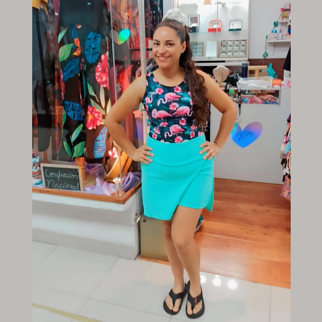 Top Halter Estampado Parinas